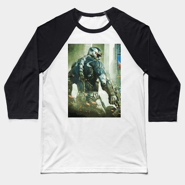 Crysis Baseball T-Shirt by Durro